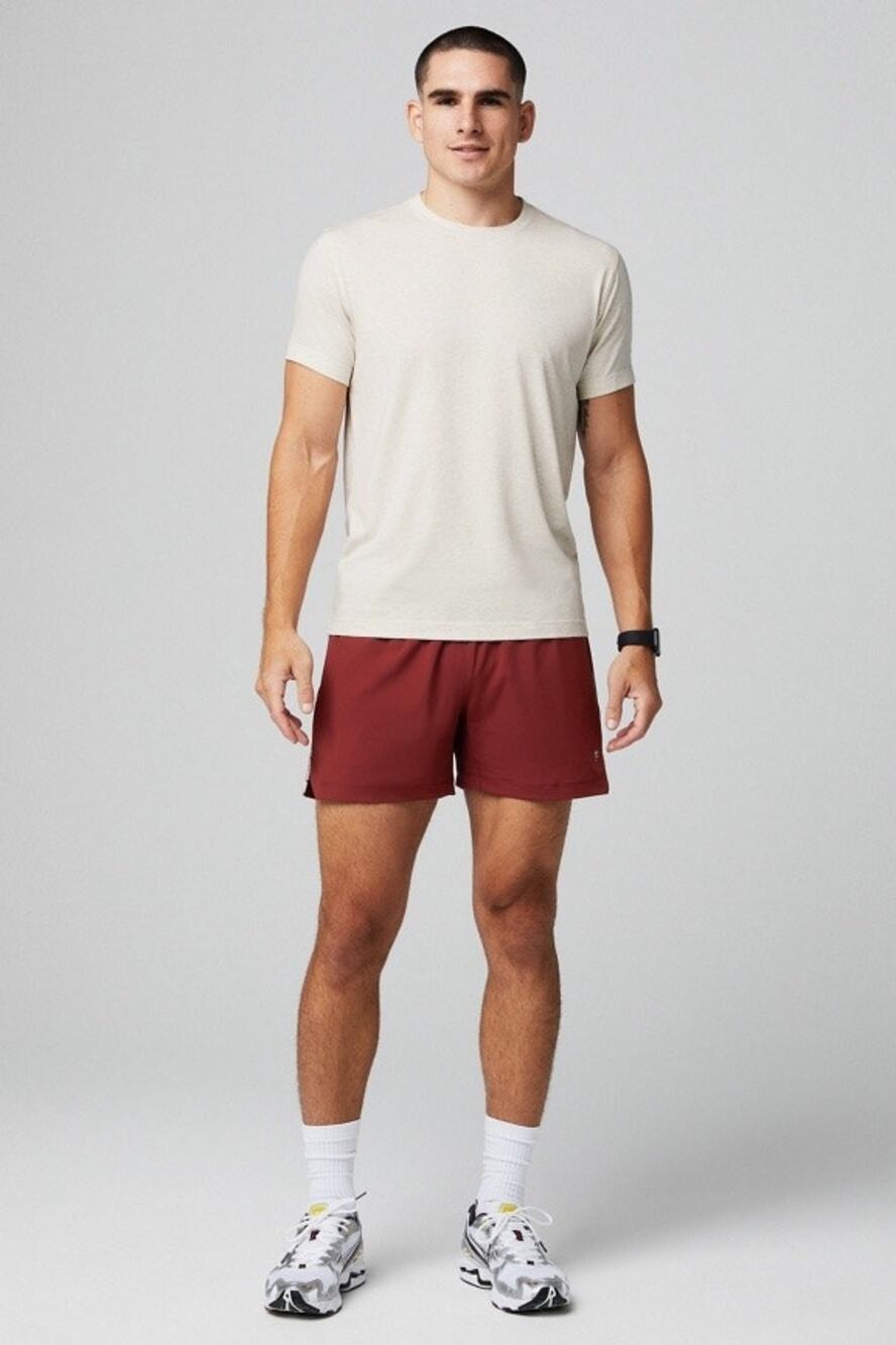 New Fabletics Men's The One Short Unlined 5in Spice/Black size M